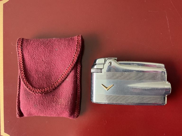 RONSON VARAFLAME GAS LIGHTER POLISHED CHROME VINTAGE 1960’s