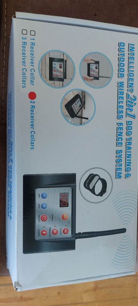 Intelligent 2 in 1 dog trainer and fence 