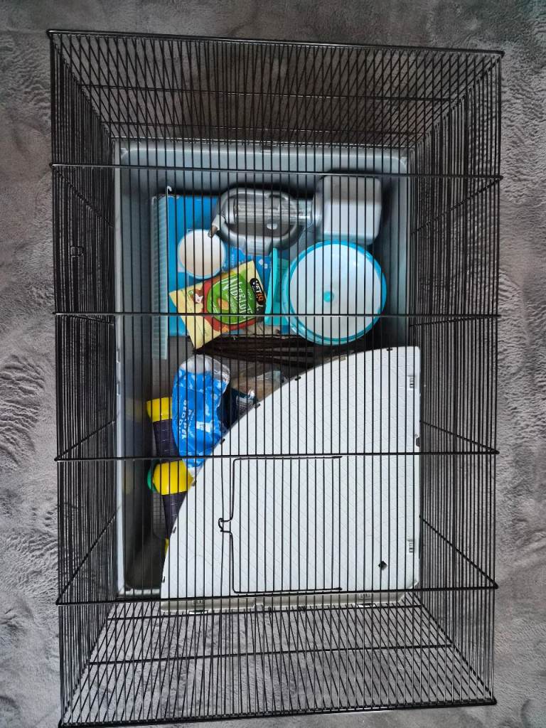 Large Hamster Cage and Accessories 