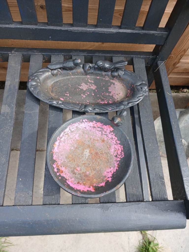 Cast Iron Bird Feeders / Baths
