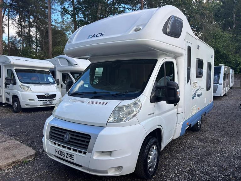 Fiat DUCATO ACE NAPOLI - 2008 - 2 BELTS - 4 BERTH - FIXED DOUBLE BED 