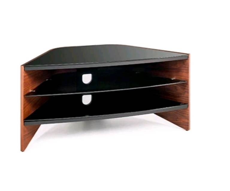 FREE Corner TV Stand with Glass Shelves – Good Condition
