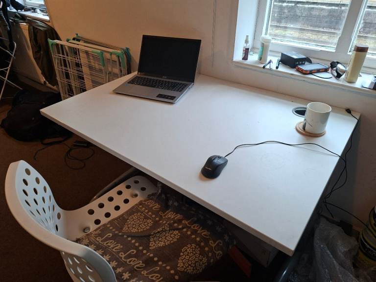 Desk and chair