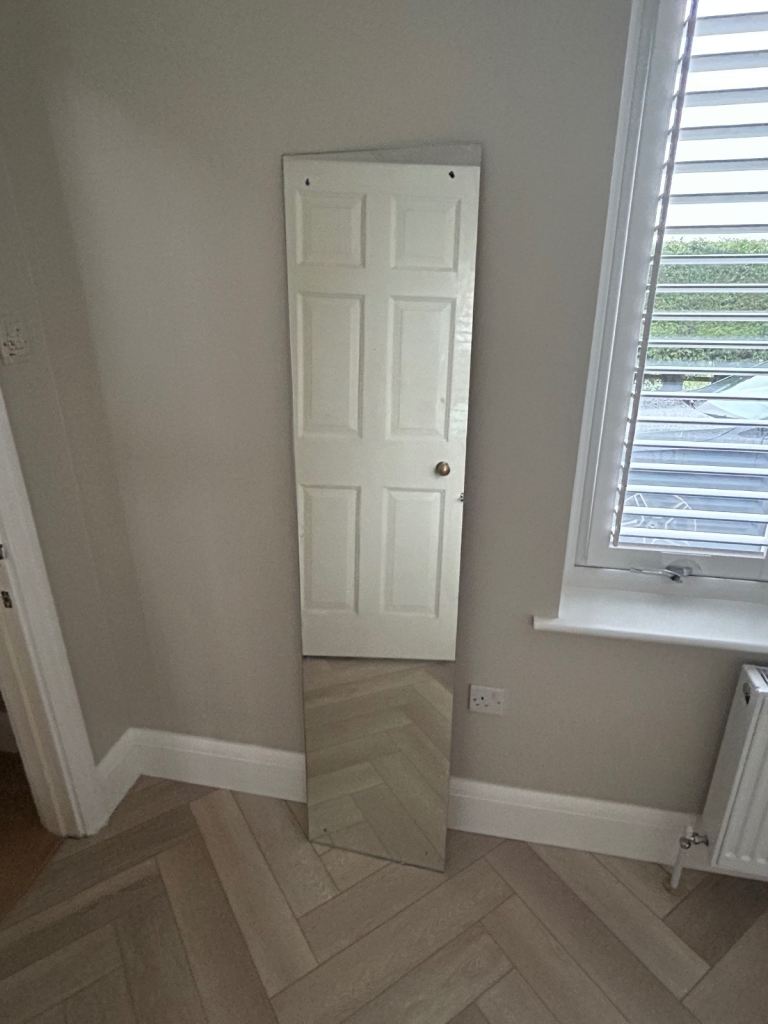 Large full height mirror 