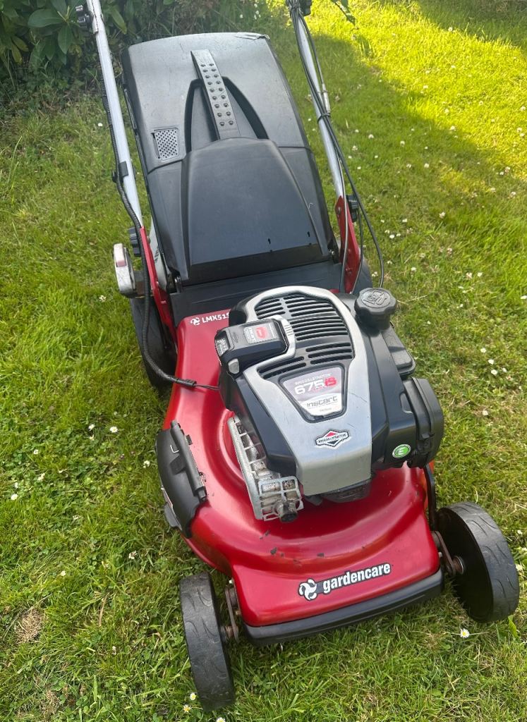 Gardencare 20” Petrol electric start lawnmower Briggs IS Selfdrive 190cc mower
