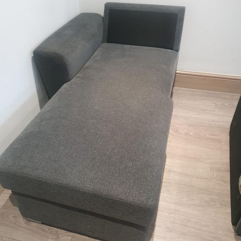 Grey L shaped sofa bed sofa 