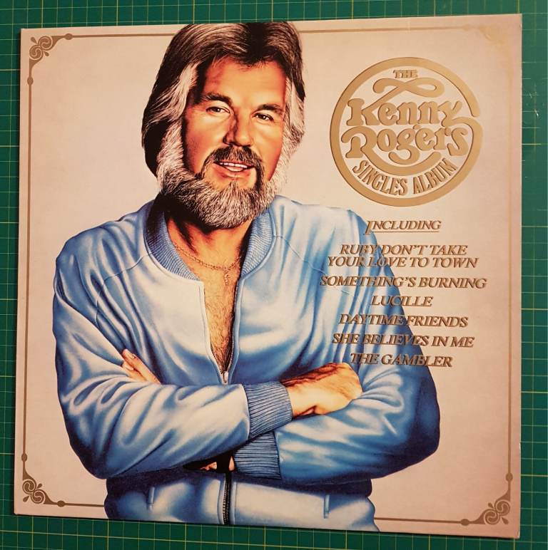KENNY ROGERS "SINGLES ALBUM" VINYL 