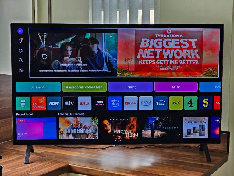 OLED LG 48 inch Frameless 4K UHD SmartTV with Latest Apps,Voice Remote