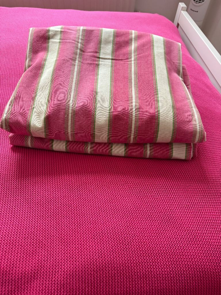 Pair of blackout lined curtains