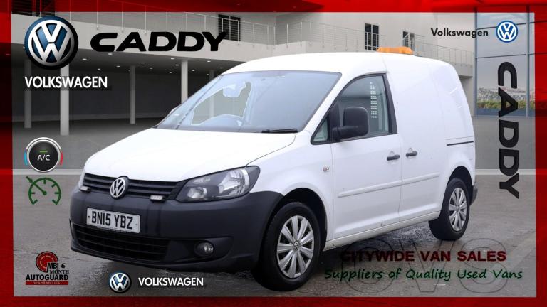 2015 Volkswagen Caddy 1.6 TDI BlueMotion 102PS Van NO VAT PANEL VAN Diesel Manual