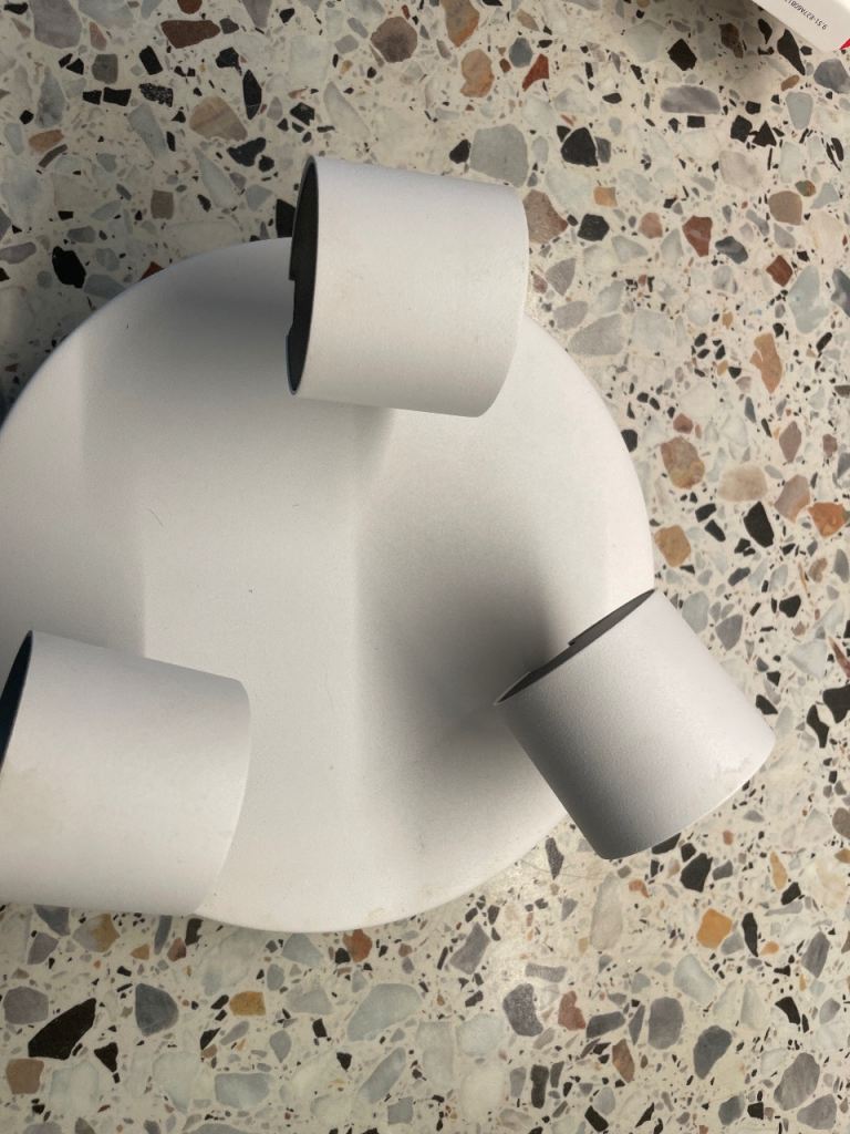 Bathroom Light fitting with 3 spotlights