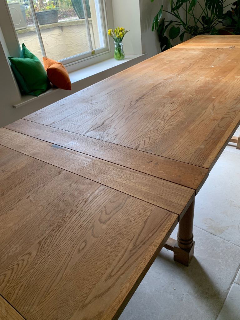 FREE for COLLECTION NEPTUNE dining room table plus EIGHT CHAIRS 