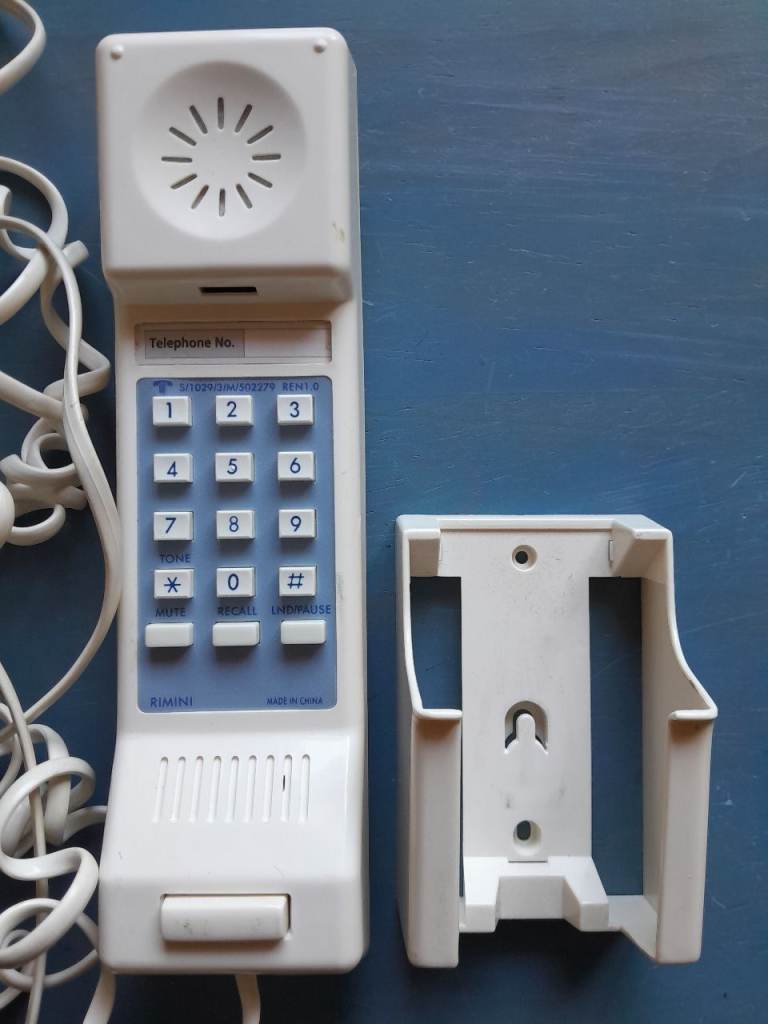 PLug In Landline Phone With Holder