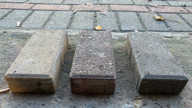 Used Block Paving Bricks (125 pieces) Mixed Colours, Good Condition ...