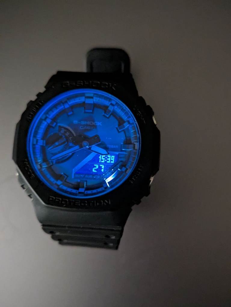 image for Casio G-SHOCK Gents 45.40mm Quartz Watch GA-2100-1A1ER