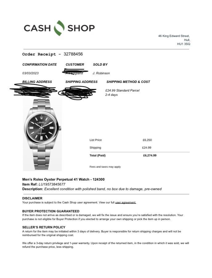 Rolex Oyster Perpetual 41 Watch - Silver, Black Dial