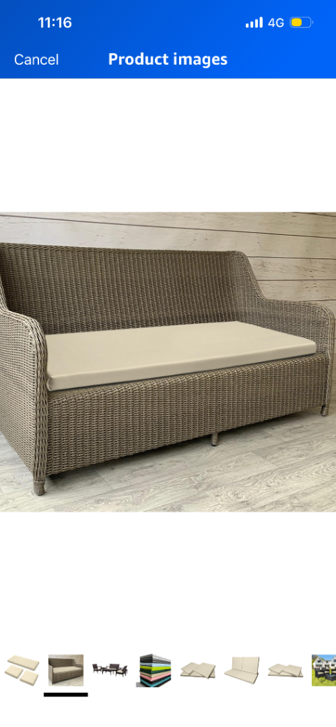 Sapphire Rattan cushion replacements brand new! £40 on Amazon, £25 here