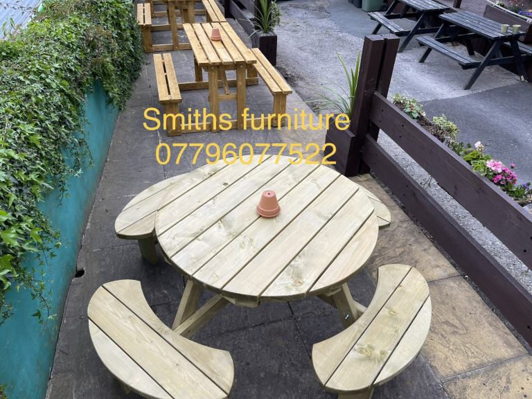 Picnic tables