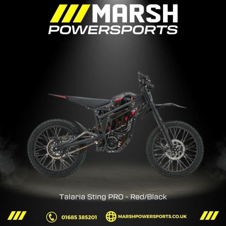 Talaria Sting R Pro -Black/Red - Talaria Sting Main Dealer - NOW REDUCED!