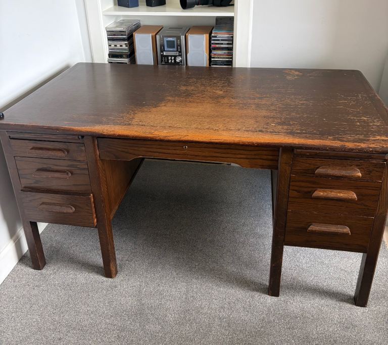 Mid Century Original Abbess Teachers desk 