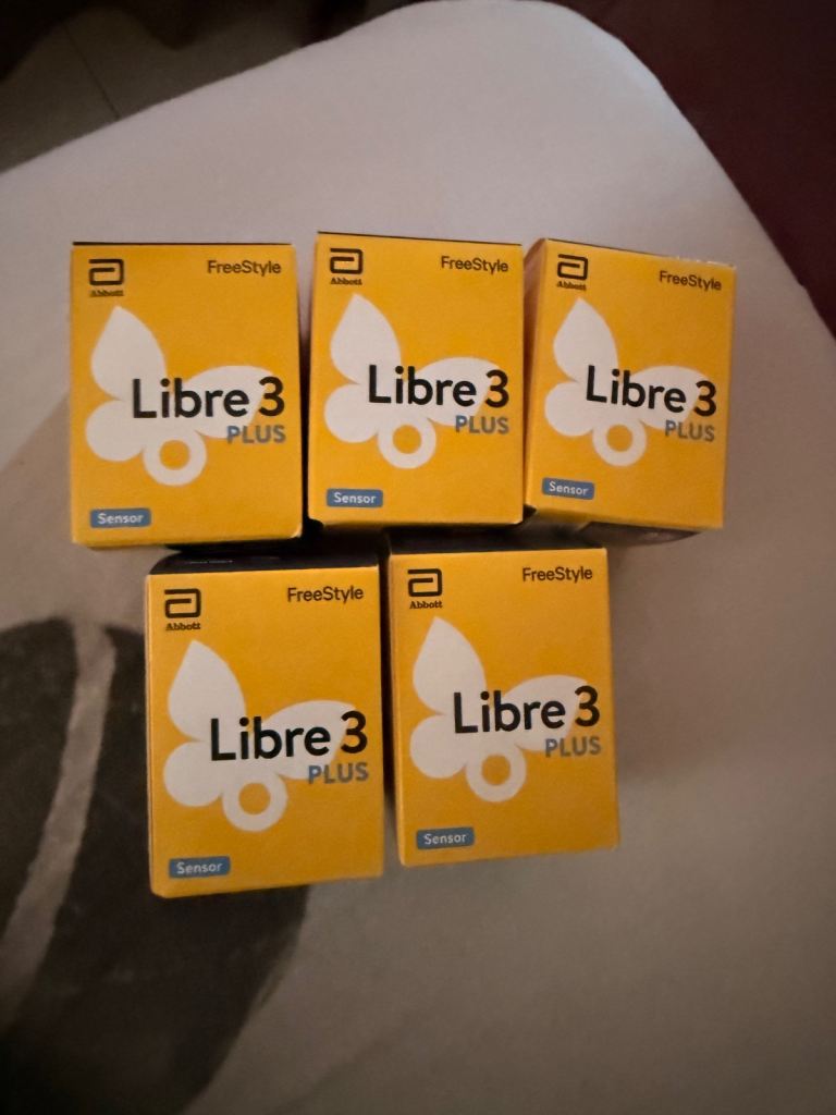 Six Abbott FreeStyle Libre 3 Plus Sensors - New, Unopened