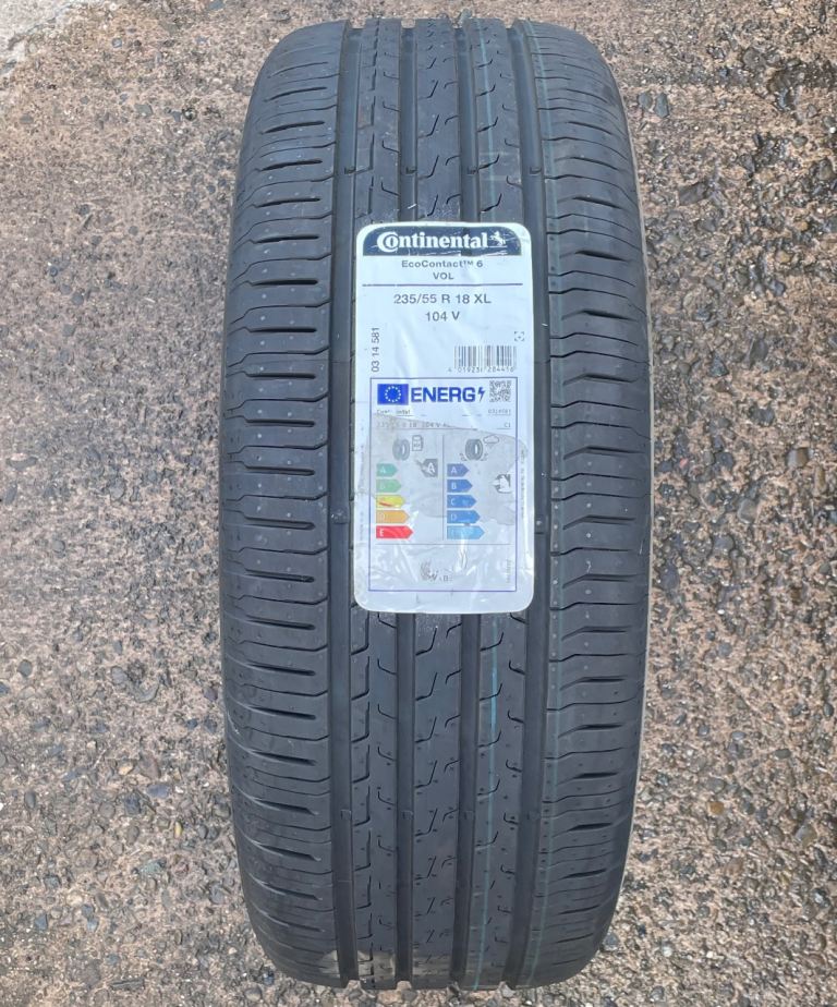 235 55 18 104V Continental EcoContact 6 Tyre XL Extra Load New VOL DOT 4525