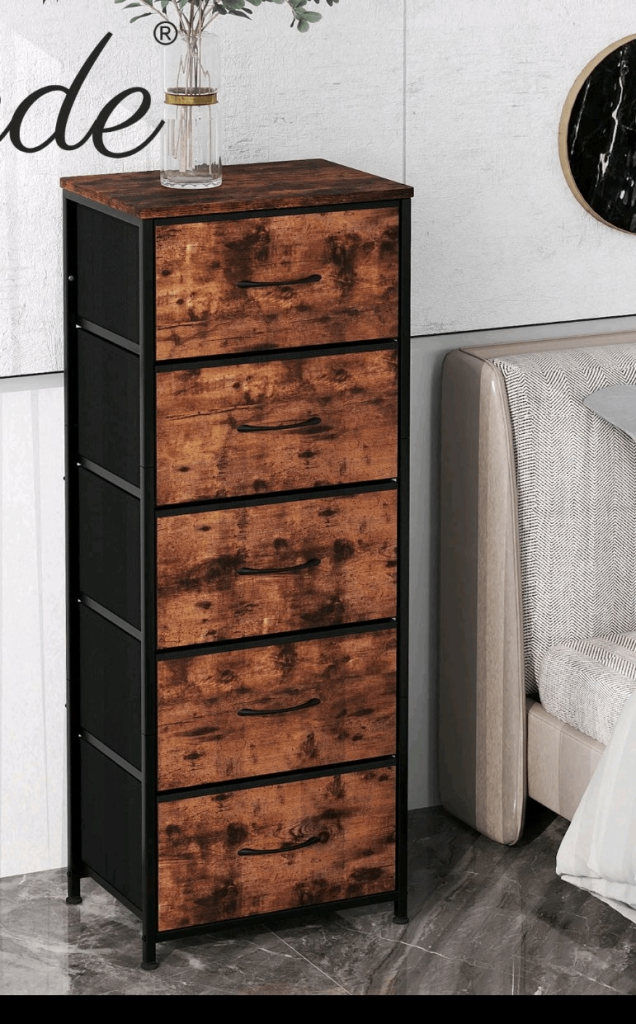 Chest of drawers vintage 5 drawer - actual!
