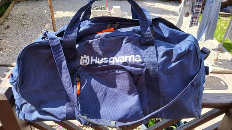 Husqvarna Blue Holdall Bag – Good Condition