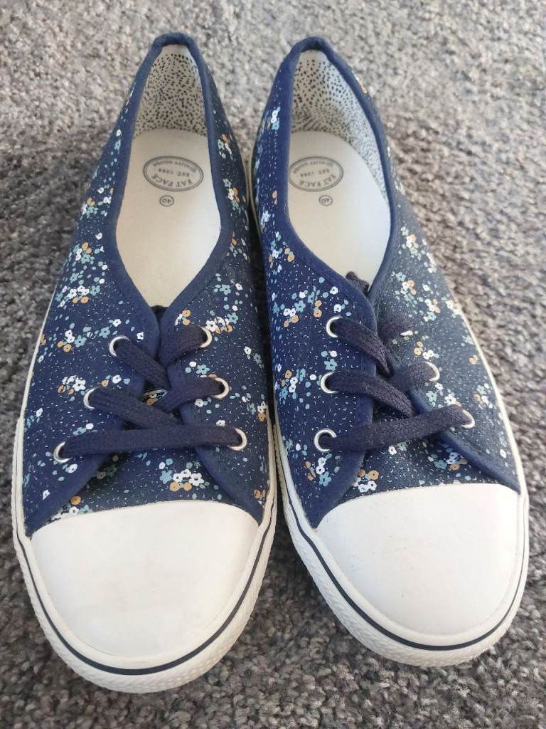 Fatface Women's Floral Print Ballet Trainers Size 6.5. Brand New Without Tags.