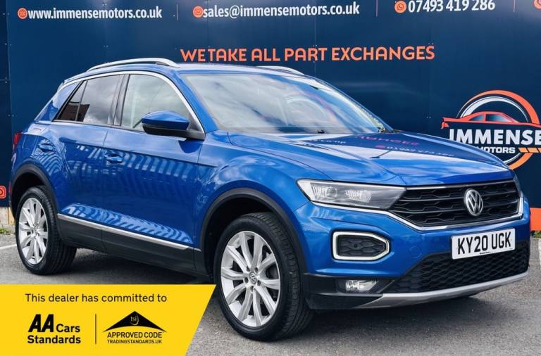 2020 Volkswagen T-Roc 1.5 TSI GPF EVO SEL SUV 5dr Petrol DSG Euro 6 (s/s) (150 ps) HATCHBACK Petr...