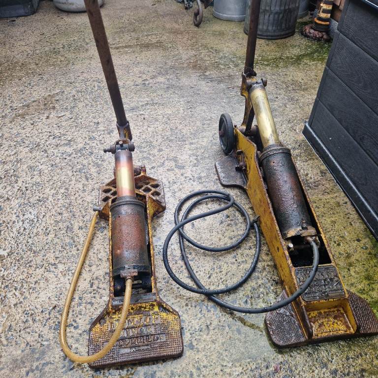 Vintage Dunlop pump Air tyre compressers