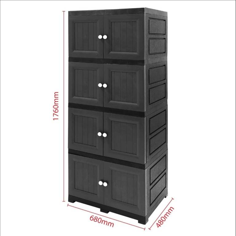 Multi-Purpose Storage Cabinet – 4 Large Compartments
