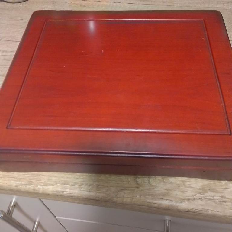 Collection of Commemorative Coins in Wooden Display Box
