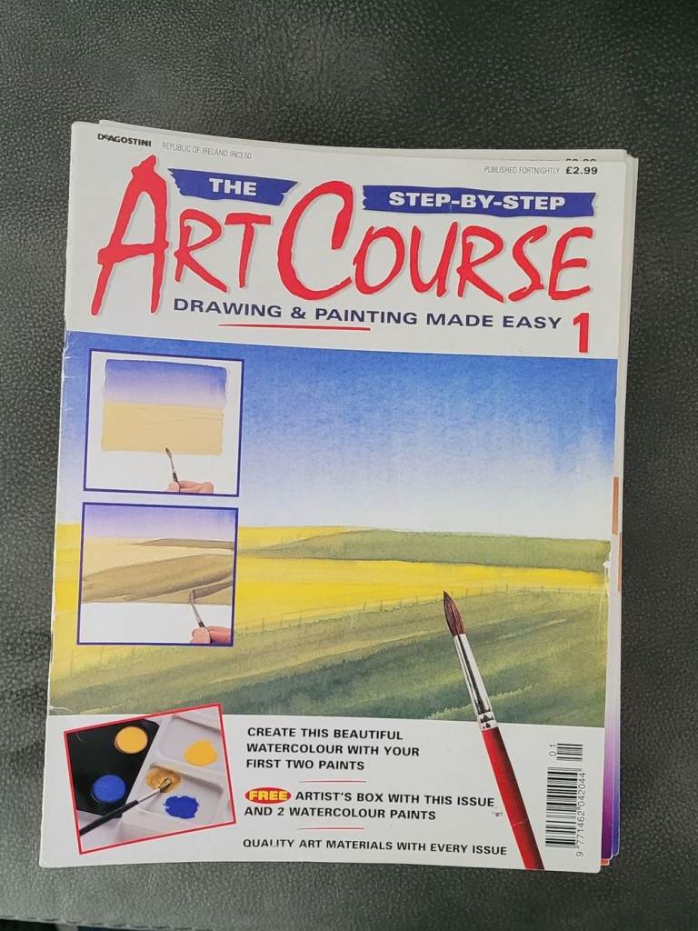 FREE The Art Course Step-by-Step Drawing & Painting Magazines 1-37 & Xmas