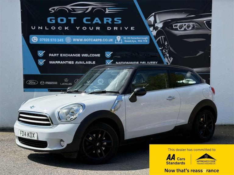 2014 MINI Paceman 1.6 Cooper 3dr COUPE PETROL Manual