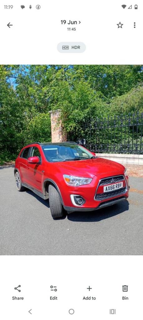 Mitsubishi, ASX, Hatchback, 2016, Semi-Auto, 2268 (cc), 5 doors