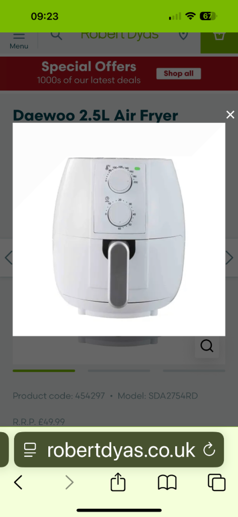image for Air fryer 