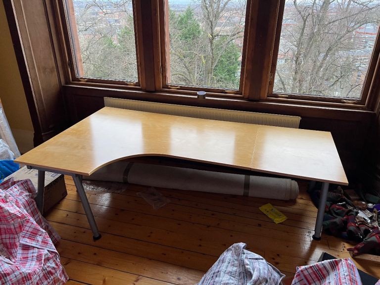 Extra large wooden desk