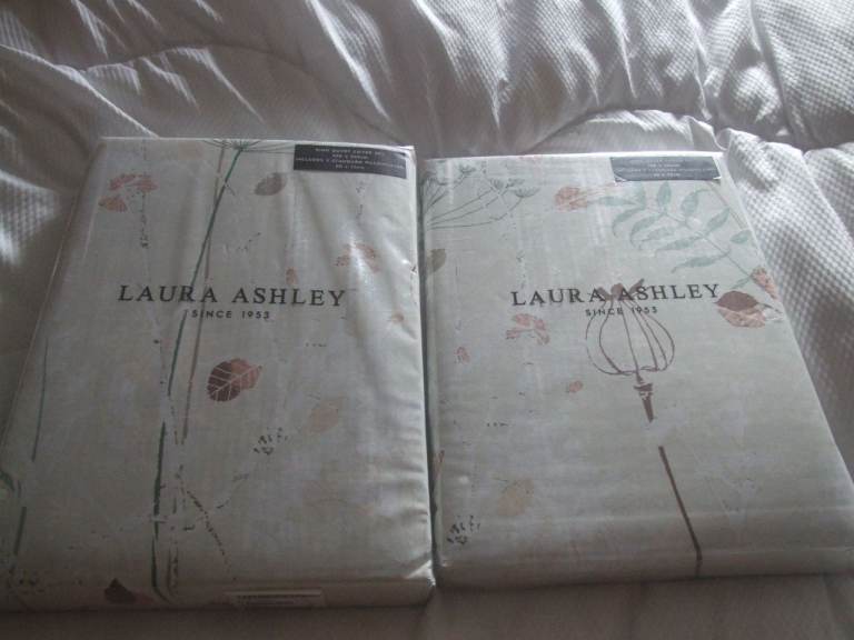 Two Laura Ashley King Size Duvet Cover Sets-New