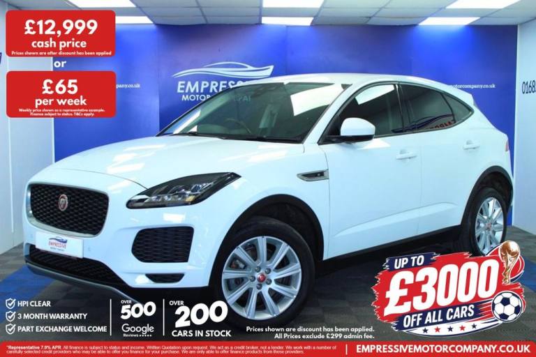 2020 69 JAGUAR E-PACE 2.0 D150 S SUV 5DR DIESEL MANUAL EURO 6 (S/S) (150 PS) DIE