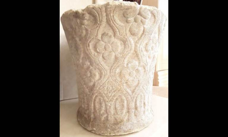 CASH COLLECT ONLY Bristol - Architectural Concrete Rounded Garden Planter/Pot H245mm x W258mm