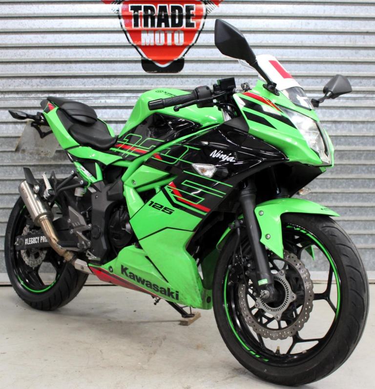 2023 73 KAWASAKI BX 125 BPFAN NINJA ABS TRADE SALE NEW MOT 10K SCORPION EXHAUST