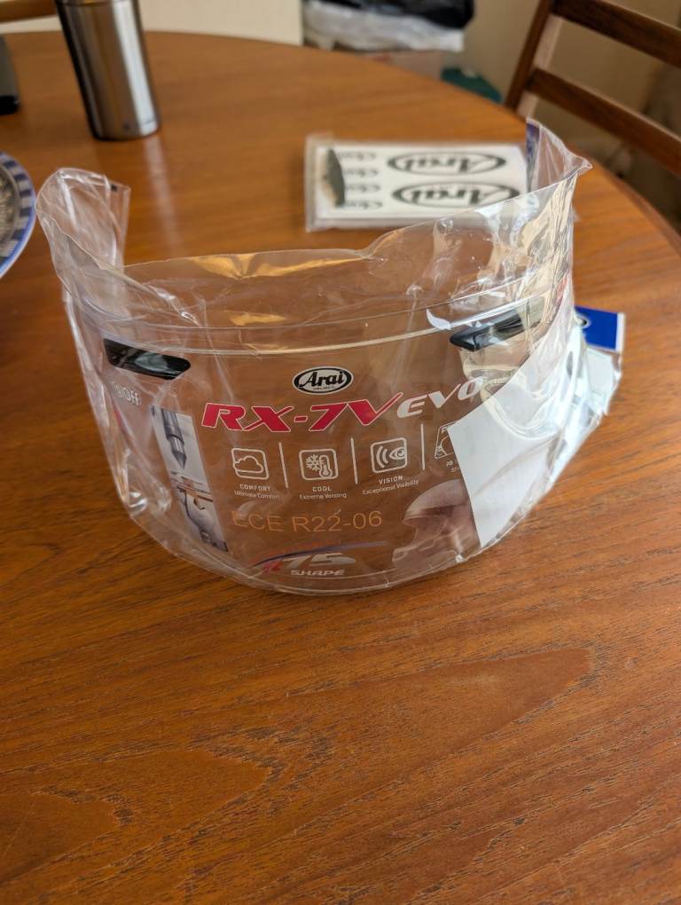 EX-7V EVO Clear Visor - Original Motorcycle Helmet
