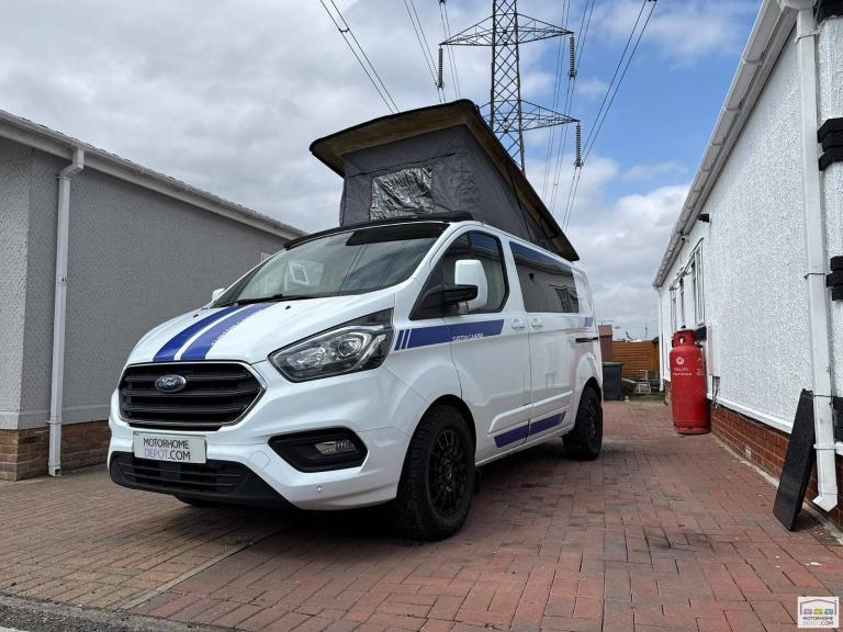 2018 FORD TRANSIT CUSTOM 280 130 BHP LTD SWB EURO 6 2 BERTH 5 BELT POPTOP