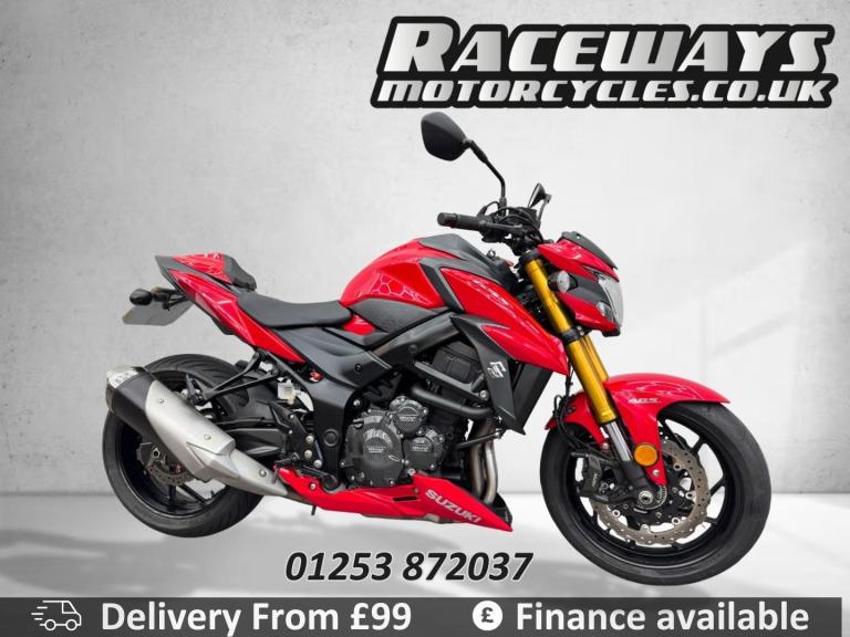 SUZUKI GSX-S750 2018 18 REG 3,674 MILES RED USED MOTORCYCLE 749CC