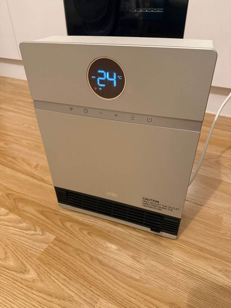Dreo Smart Electric Wall Heater, 28dB Silent