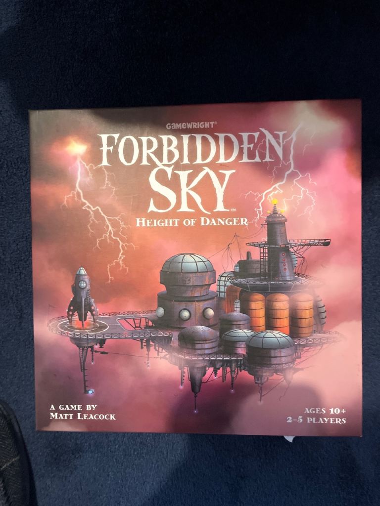 Forbidden Sky Board Game - Height of Danger Edition, Good Condition