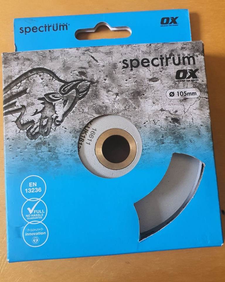 For sale is an OX Spectrum MKT105/22/15 Ultimate Turbo Cup grinder, BNIB