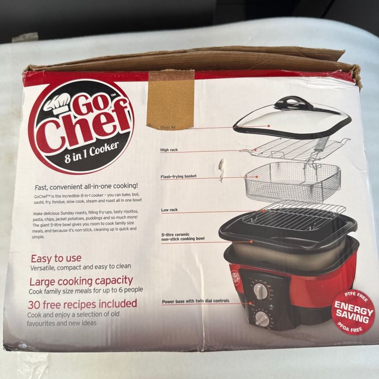 Go Chef 8-in-1 Multi Cooker – Still Boxed