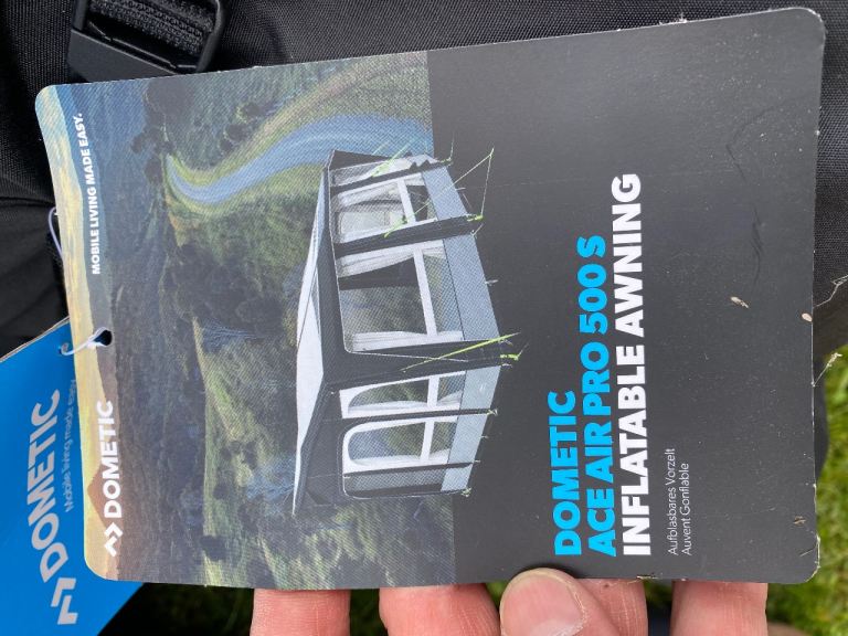 Caravan inflatable Awning and accessories 